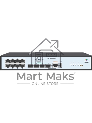 Коммутатор SNR SNR-S2989G-8TX, 1 Гбит/с, количество портов 8 шт, (L2)