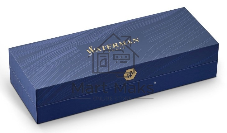 Ручка шариковая Waterman Hemisphere (CWS0920870) Matte Black CT M, синие чернила, подарочная коробка