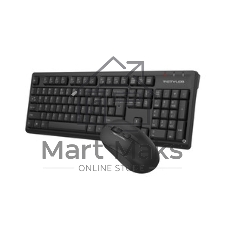Комплект клавиатура+мышь A4Tech FStyler FG1200 беспроводной, USB, чёрный