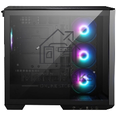 Компьютерный корпус без блока питания Case MSI MAG PANO M100R PZ, Mini-Tower, TG, 4x120мм ARGB, 1xUSB 3.2, 1xUSB 3.2 Type-C, mATX, mITX черный