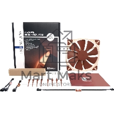 Вентилятор корпусной Noctua NF-A20 PWM, 200 мм, 350-800 об/мин, 18.1 дБ, 4-pin PWM, без подсветки