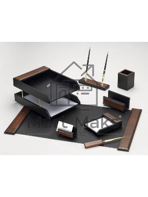 Настольный набор Good Sunrise T8G-1A (8 предметов) орех МДФ коричневый