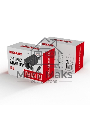 Источник питания 110-220 V AC/5 V DC 3 А 15 W с DC разъемом подключения 5.5х2.1, без влагозащиты (IP23)