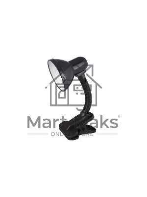 Светильник Ultraflash UF-320 C02 (12362) настольный на прищепке E27 черный 60Вт