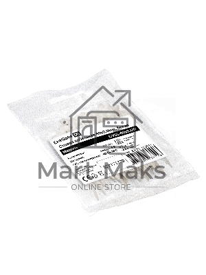 Стяжка (хомут) нейлоновая ExeGate EX293123RUS CV66-60x2.5W (нейлон 6.6, 60x2.5мм, неоткрывающаяся, halogen free, -40°C - +85°C, белая, 100 шт)