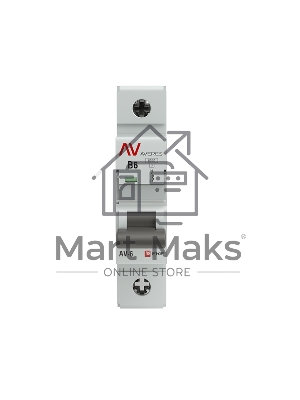 Выключатель автоматический модульный 1п B 6А 6кА AV-6 AVERES EKF mcb6-1-06B-av
