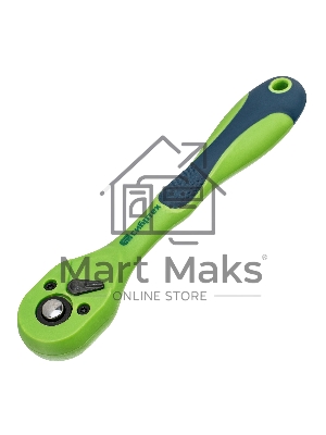 Ключ трещотка Сибртех двухкомпонентная рукоятка 1/4