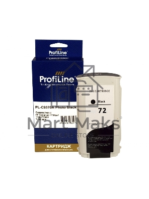 Картридж струйный ProfiLine PL-C9370A (№72) для HP DesignJet T1120ps/T1200/T2300/T1100 MFP Photo Black