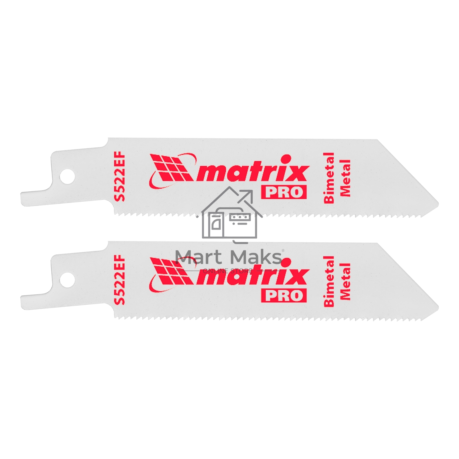 Полотна по металлу для сабельной пилы S522EF 75 / 1,4 мм, Bimetal, 2 шт., PRO Matrix