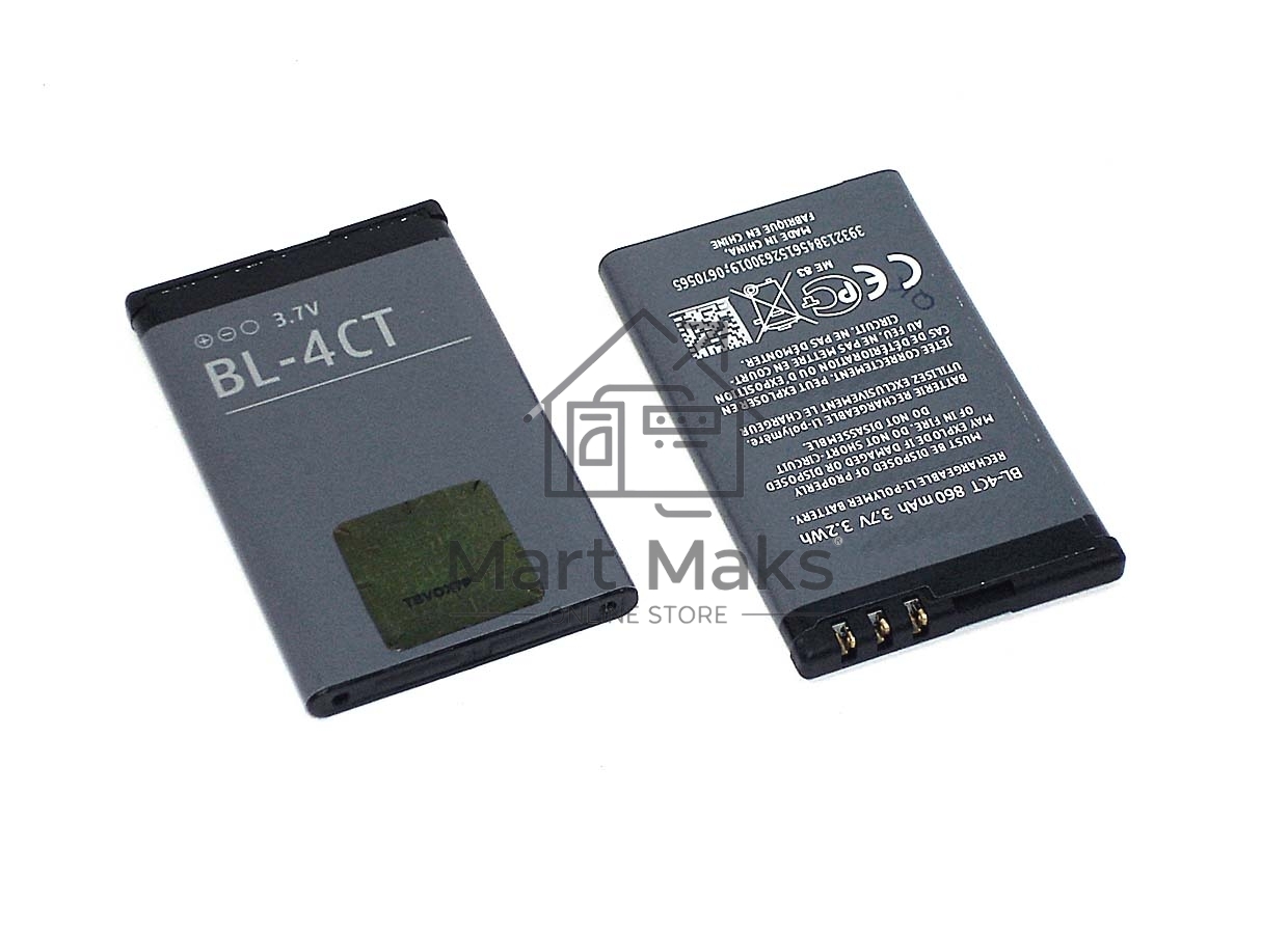 Аккумуляторная батарея BL-4CT для Nokia 5310/6700S/7230/7310/X3