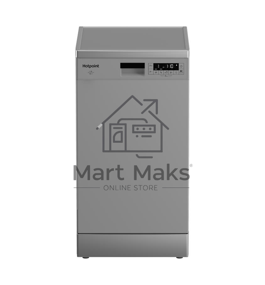 Посудомоечная машина HOTPOINT HFS 1C57 S, серебристый, 44.8 см, 10 компл., 49 дБ, класс A