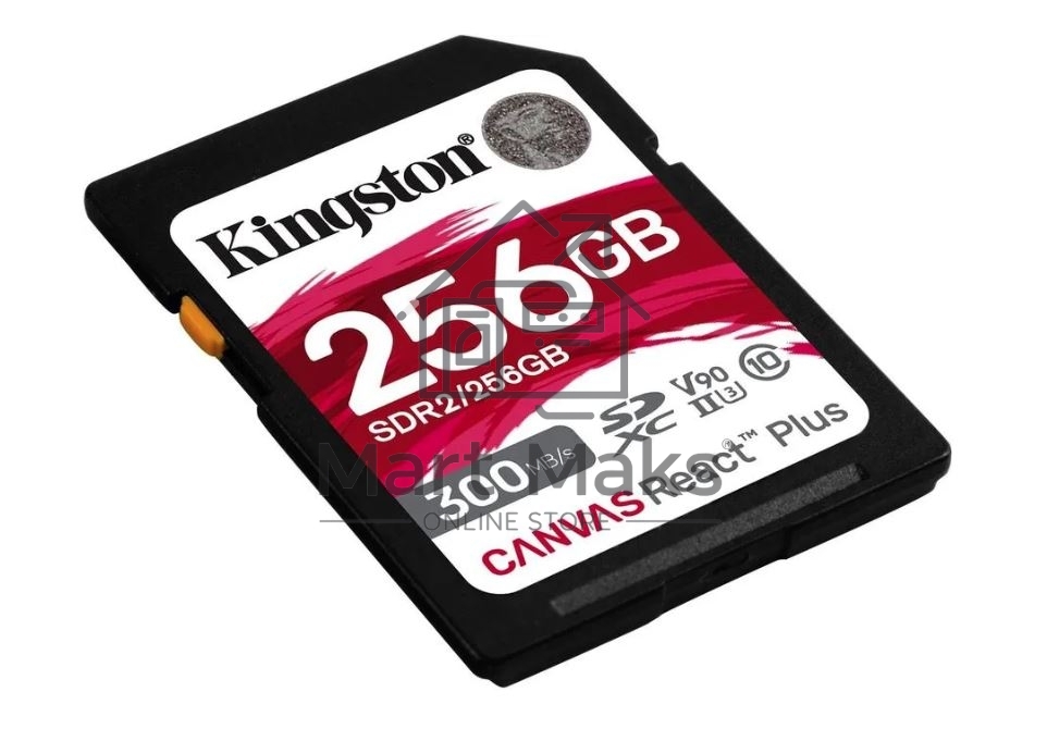 Флеш карта SDXC 256Gb Class10 Kingston SDR2/256GB Canvas React Plus w/o adapter