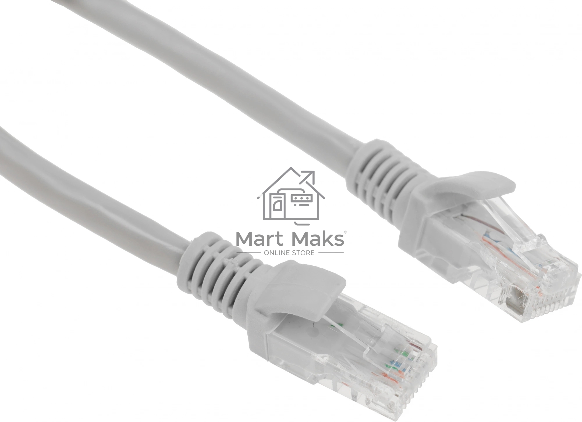 Патч-корд Premier PP6U-0.25M 10000Гбит/с UTP 4 пары cat.6 CCA molded 0.25м серый RJ-45 (m)-RJ-45 (m)