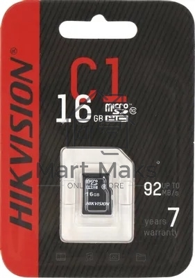 Флеш карта microSDHC 16GB HIKSEMI NEO HS-TF-C1/16G <HS-TF-C1/16G>  (без SD адаптера) R/W Speed 92/10MB/s