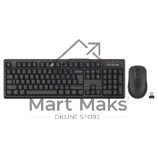 Комплект клавиатура+мышь A4Tech FStyler FG1200 беспроводной, USB, чёрный