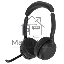 Гарнитура Jabra Evolve2 55 чёрный, беспроводная, Bluetooth, до 18 ч