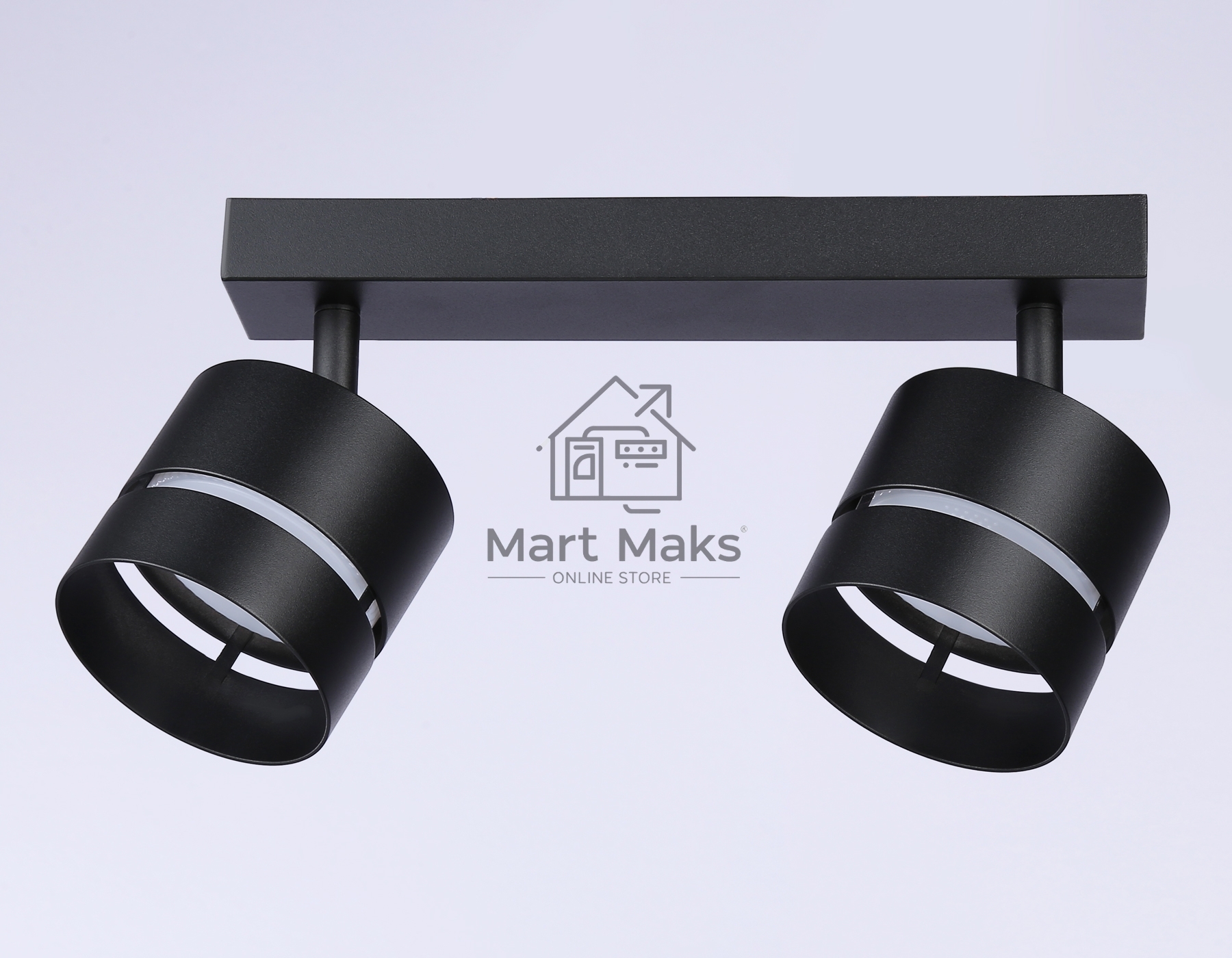 Светильник Ambrella light TN71060/2 BK черный GX53/2 max 12W 280*85*150