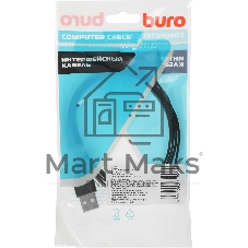 Кабель USB2.0 Buro USB A (m)/microUSB (m) 1м (BHP MICROUSB 1M FLAT), черный