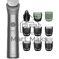 Триммер Philips Series 5000 MG5922/15 серый (насадок в компл:8шт)