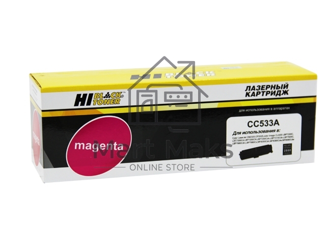 Картридж HP CLJ CP2025/CM2320/Canon LBP7200 (Hi-Black) CC533A/№ 718, M, 2,8K