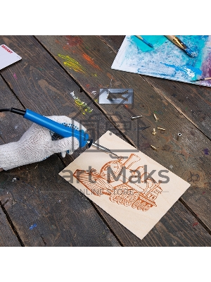 Выжигатель Rexant (набор паяльник-выжигатель), 6 насадок, подставка, 230 В/30 Вт