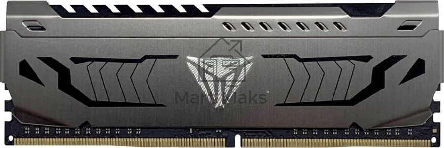 Оперативная память Patriot Viper Steel, DDR4, 8GB, 3200MHz, CL16, DIMM, с радиатором, черный