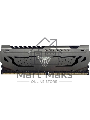 Оперативная память Patriot Viper Steel, DDR4, 8Gb, 3200MHz, CL16, DIMM, с радиатором, черный