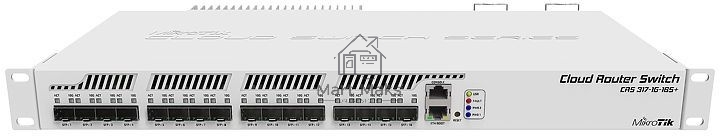 Коммутатор MikroTik CRS317-1G-16S+RM 16х SFP+, 1х 1G RJ45, SwOS или RouterOS