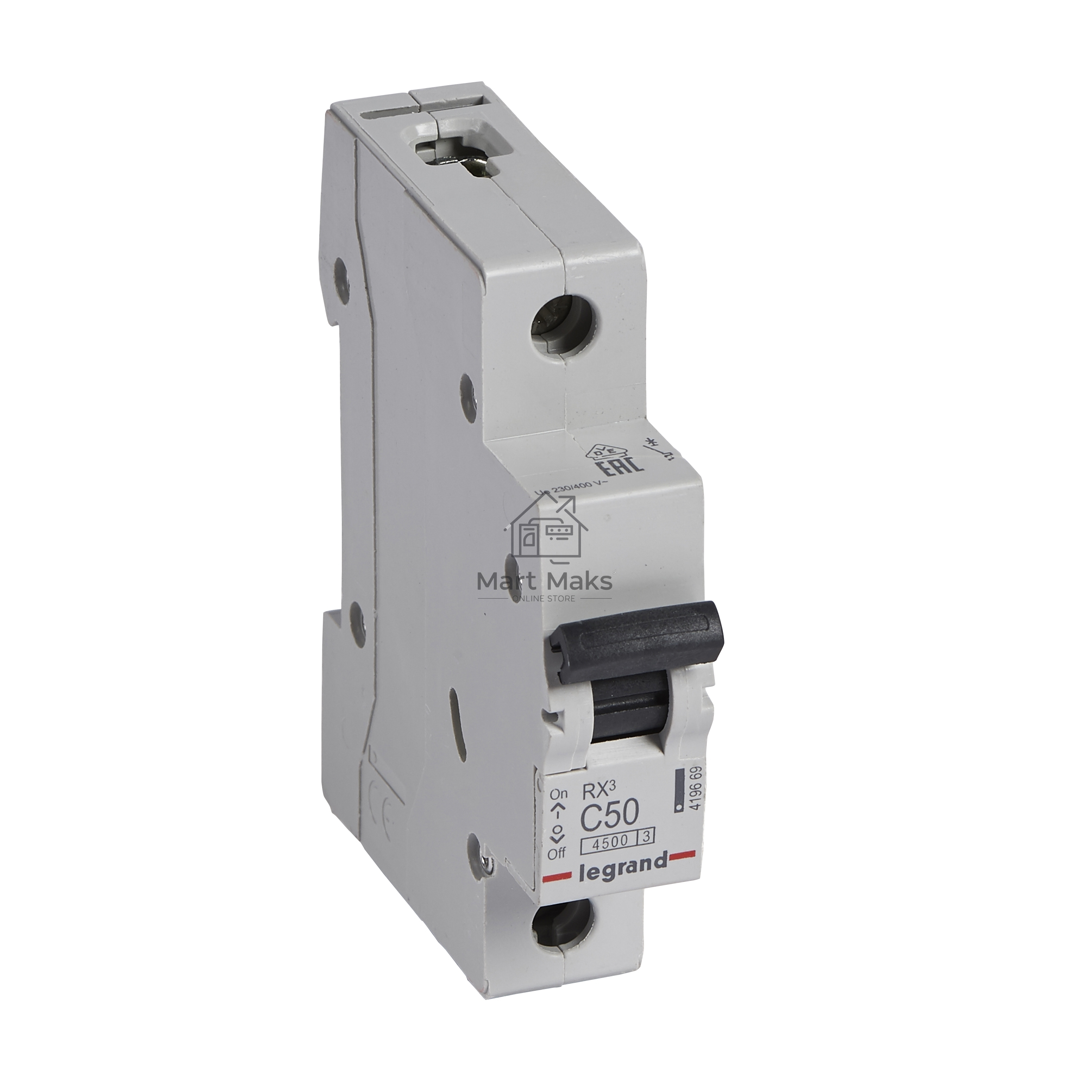 Выключатель автоматический Legrand 419669 RX3 4,5кА 50А 1П C