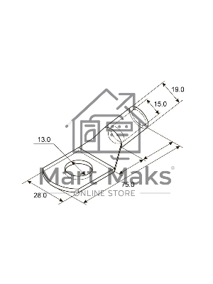 Наконечник ТМЛ 95–12–15 (95 мм² - Ø 12 мм) ГОСТ 7386-80 (в упак. 2 шт.) Rexant