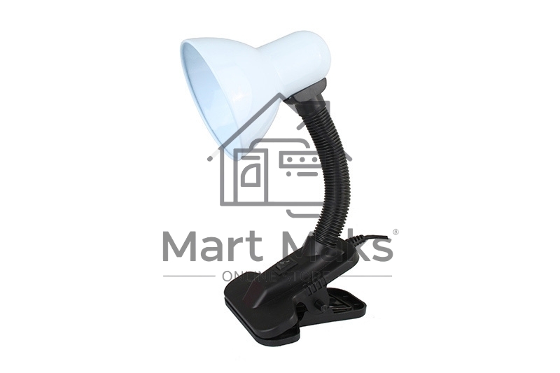 Светильник Ultraflash UF-320 C01 (12361) настольный на прищепке E27 белый 60Вт
