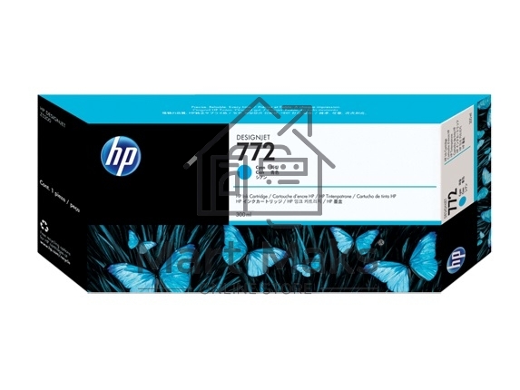 Картридж струйный HP №772 CN636A голубой для HP DJ Z5200 (300мл)