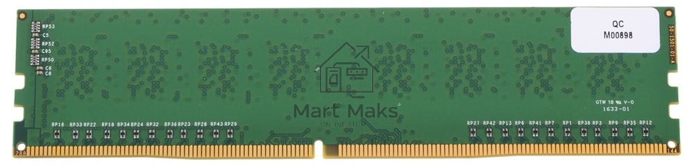 Оперативная память Patriot Signature, DDR4, 8GB (1x8 GB), 2400 MHz, CL17, DIMM
