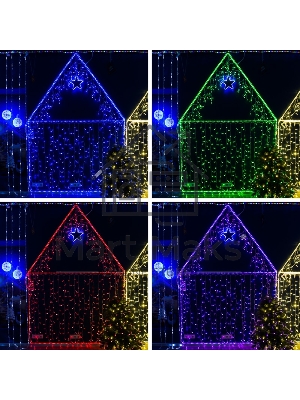 Контроллер с радиопультом Neon-night для RGB-гирлянд