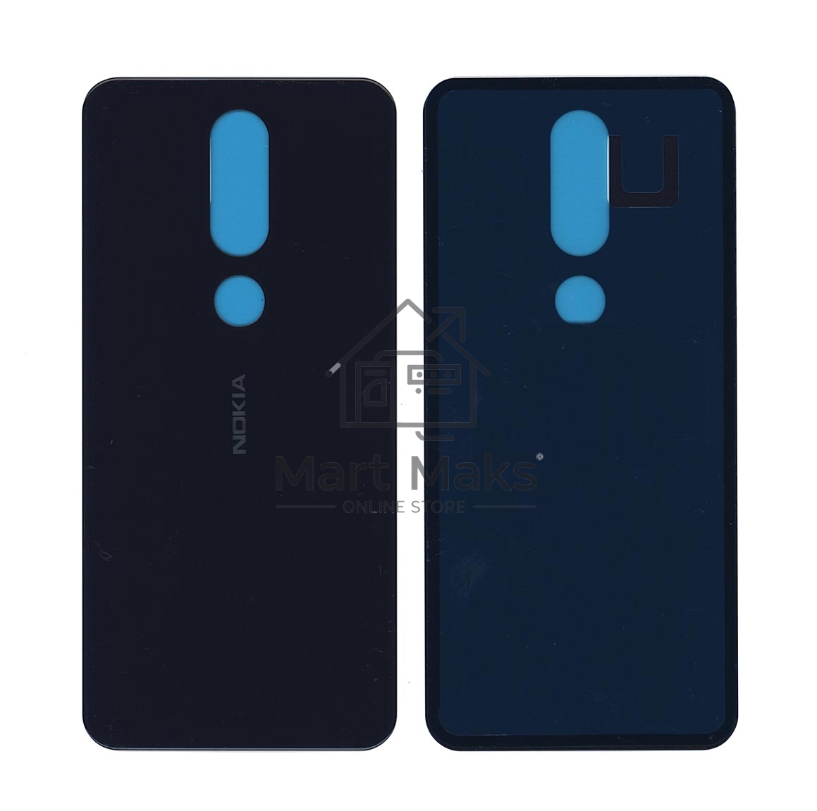 Задняя крышка для Nokia 61 Plus синяя