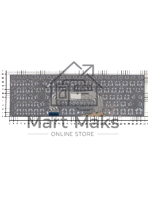 Клавиатура для ноутбука Asus VivoBook 17 X705U белая