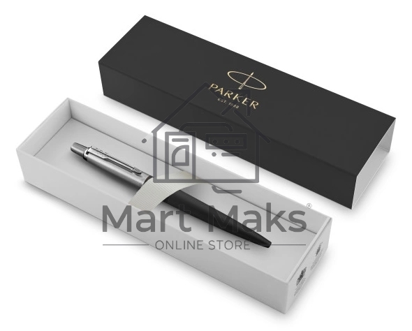 Ручка шариковая Parker Jotter Core K63 (CW1953184) Bond Street Black CT M, синие чернила, подарочная коробка