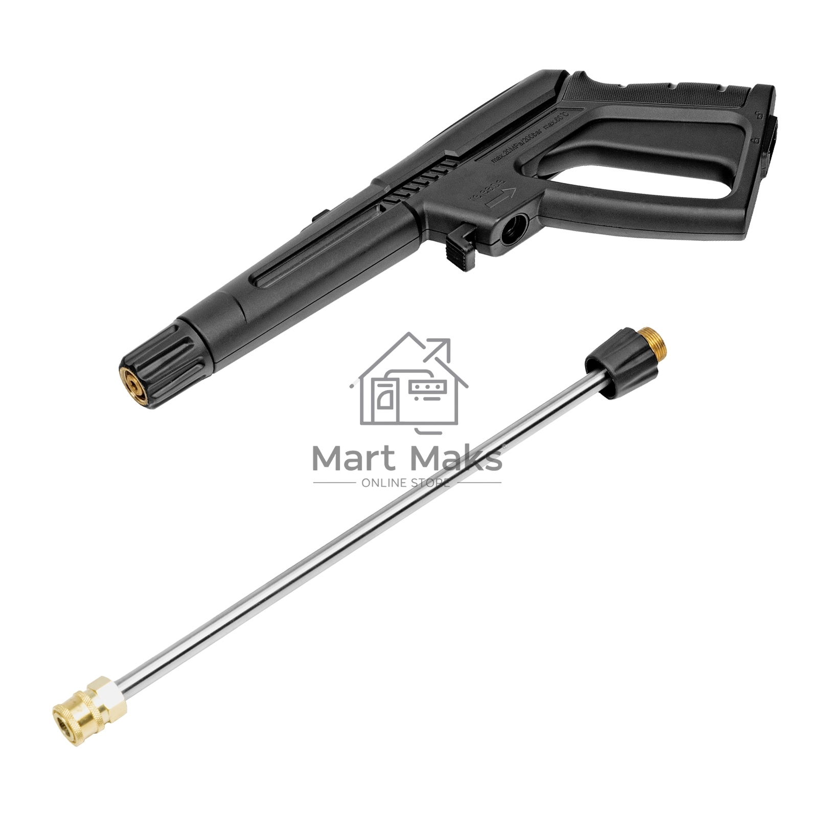 Моечная машина высокого давления Denzel R-180iD, 2000 Вт, 180 бар, 420 л/ч, асинх. двиг., бараб.