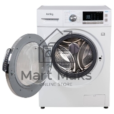 Стиральная машина Korting KWD 48IT1496 белая, загрузка фронтальная 8кг, 1400 об/мин., класс: A