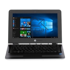 Клавиатура для ноутбука HP Pavilion x360 11-K черная без рамки горизонтальный Enter
