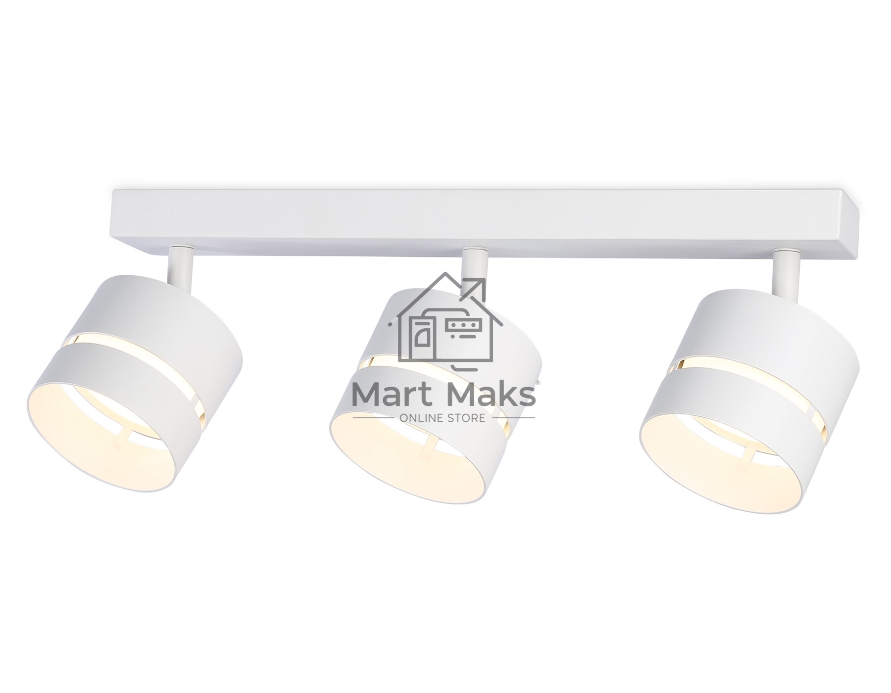 Светильник Ambrella light TN71062/3 WH белый GX53/3 max 12W 405*85*150
