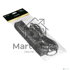 Удлинитель ExeGate EX285822RUS ECE-5-3B (5 евророзетки с заземлением, 3 м, черный)