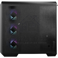 Компьютерный корпус без блока питания Case MSI MAG PANO M100R PZ, Mini-Tower, TG, 4x120мм ARGB, 1xUSB 3.2, 1xUSB 3.2 Type-C, mATX, mITX черный