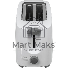 Тостер Vitek VT-1587 белый, 700 Вт, 2 слота