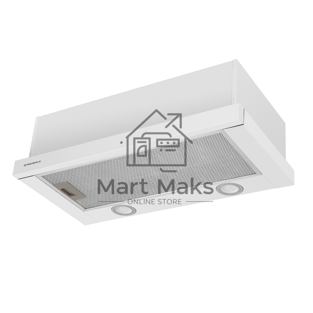 Вытяжка встраиваемая Maunfeld VS Light 50 белый, 50 см, 520 куб. м/ч, 56 дБ