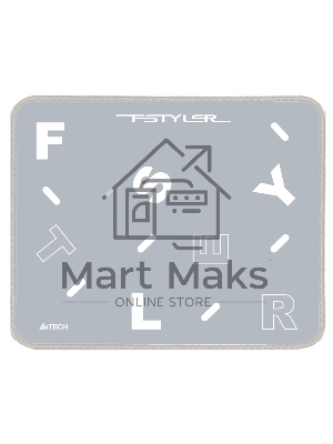 Коврик для мыши A4Tech FStyler FP25 серый/белый 250x200x2мм