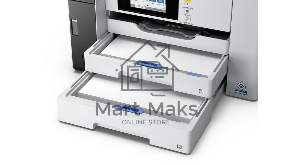 МФУ струйный EPSON M15180 (C11CJ41408), A3+, ч/б, печ. до 25 стр/мин., скан. до 26 стр/мин., 4800 x 1200 dpi (печать) 1200x1200dpi, USB, RJ-45, Wi-Fi, Air Print
