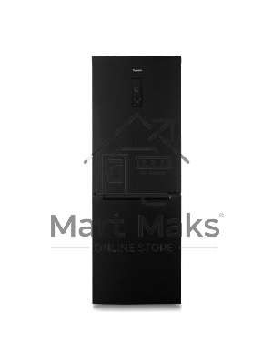 Холодильник Бирюса Б-C920NF серый металлопласт двухкамерный 210/100 л морозилка снизу, No Frost