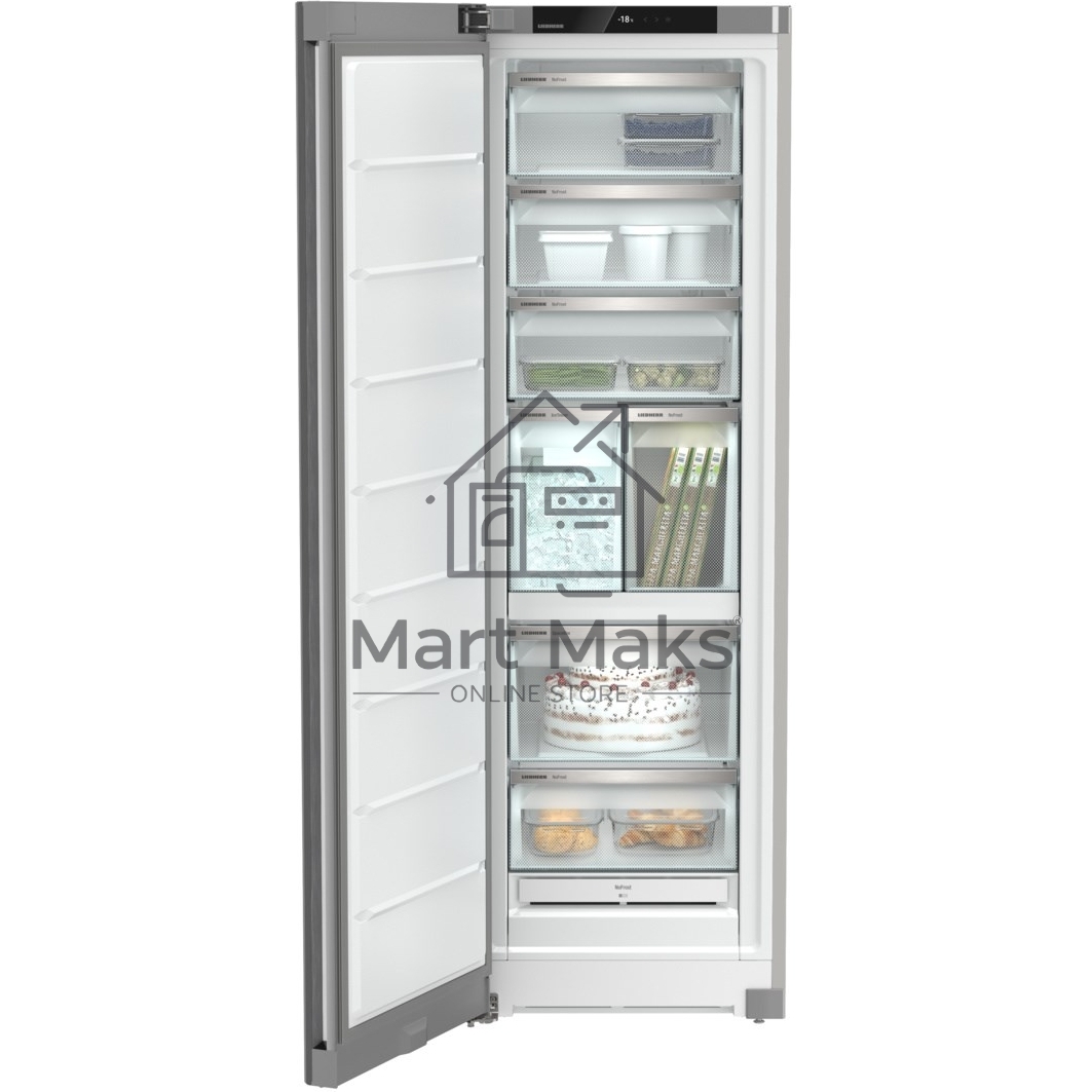 Морозильная камера Liebher XRFsf 5240 XRFsf 5245 серебристый, 660л, 7 ящиков, Side-by-Side