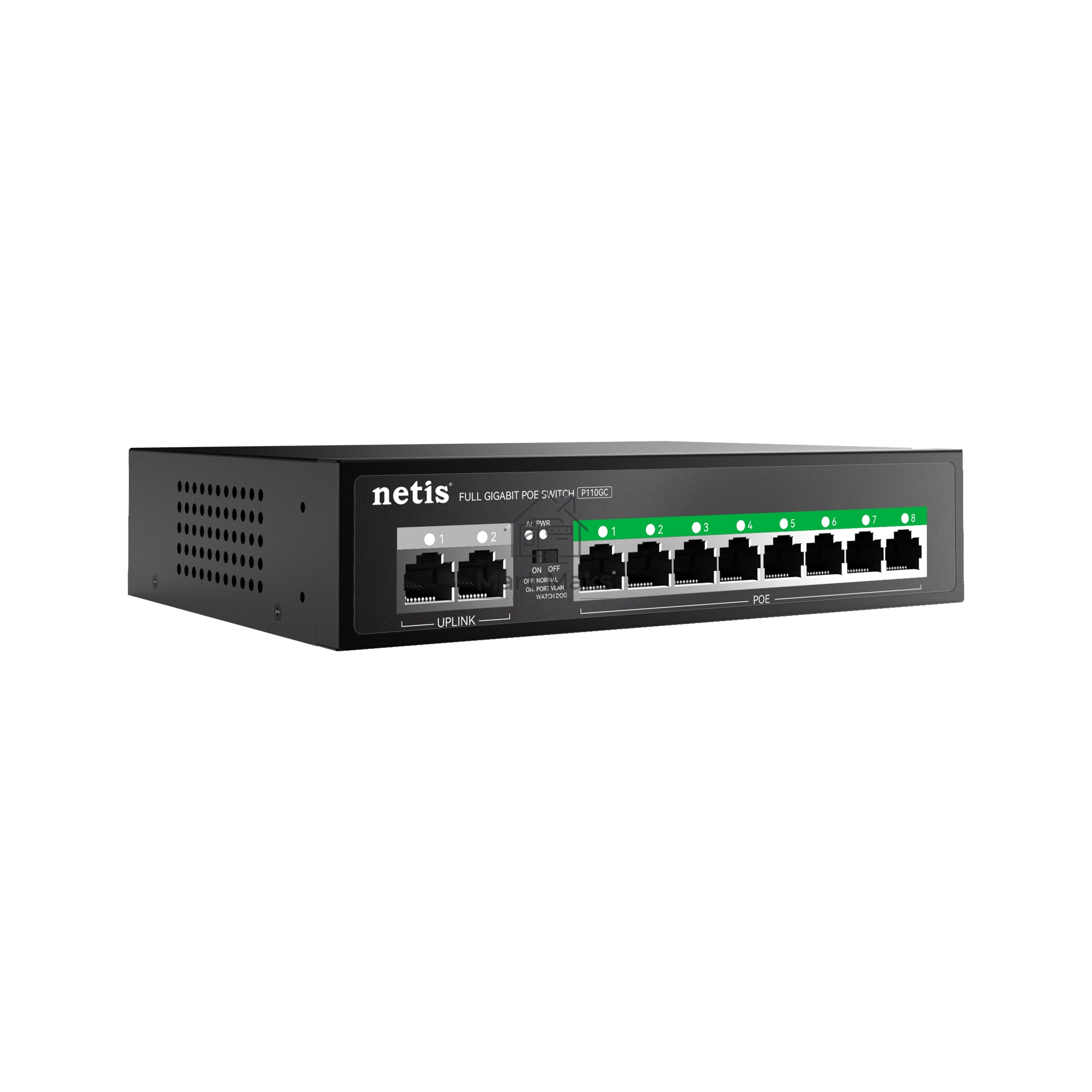 Коммутатор 10PORT NETIS P110GC 10/100/1000M 8POE+2XGE
